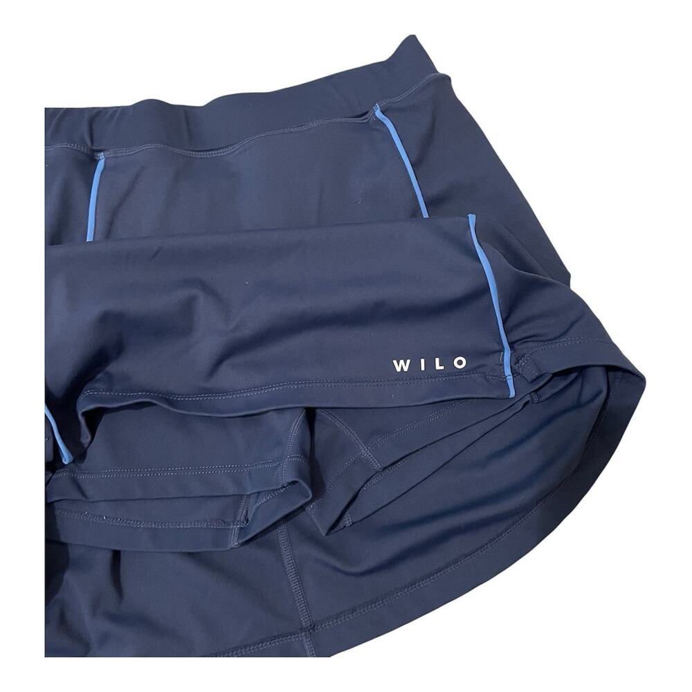 Wilo The Label Athletic Skort Size Medium Navy Blue Golf Tennis Pickleball Sport - Picture 3 of 7